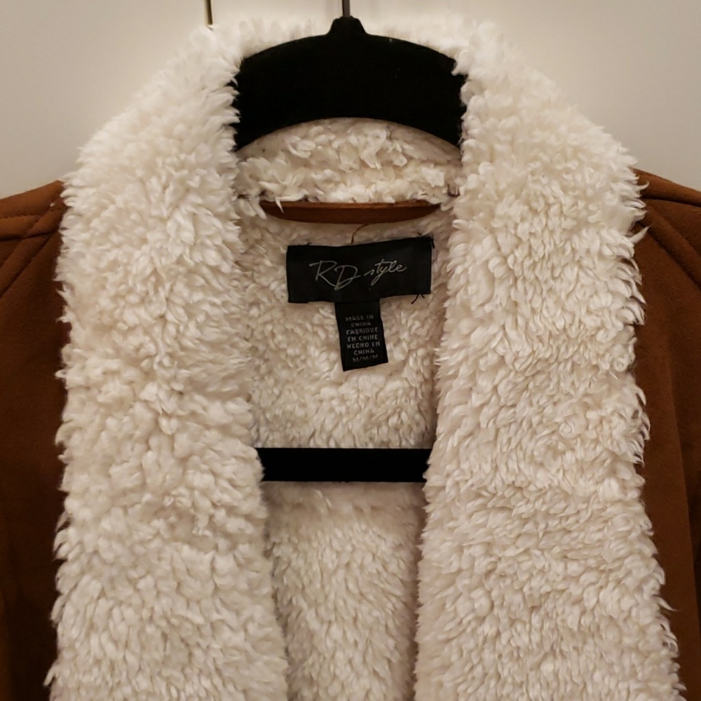 RD Style Kolding Faux Suede Vest, M - Picture 3 of 6
